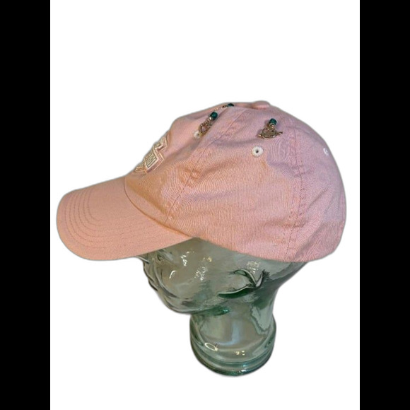 Harley-Davidson PINK Strapback White Embroidered Logo Cap 1 of a Kind Decoration - Picture 4 of 10